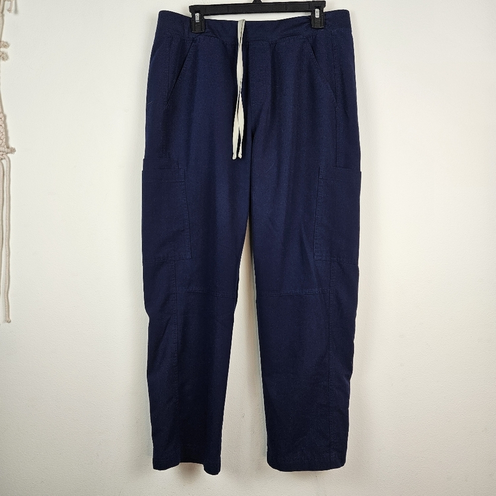 Figs Axim Cargo Scrub Pants In Navy Size XL Short